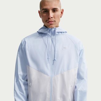 Nike Mens Windrunner Lined Jacket in Blue | HV8369-407