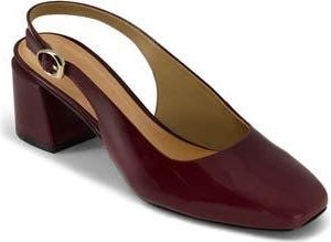 Bernardo Alexia Slingback Pump in Bordeaux Soft Patent at Nordstrom Rack, Size 8.5