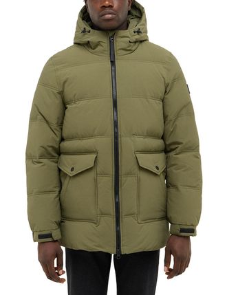 Mustang Outdoorjacke MUSTANG Herren Style Oakfield, Herren, Gr. XXL, olivgr&uuml;n, Popeline, 75% Polyamid, 25% Baumwolle, unifarben, regular fit, Jacken Outdoorja