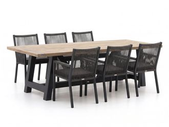 Manifesto Furniture Manifesto Rivola/Bresimo 260cm dining tuinset 7-delig