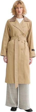 Levi's Bree Classic Long Trench - Dames - Trenchcoats - Beige - L - Katoen - Jassen