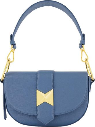 Mac Duggal Grain Leather Saddle Bag