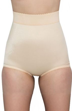 Rago High Waist Tummy Control Panty in Beige at Nordstrom, Size 54