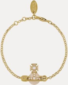Vivienne Westwood Kitty Bracelet Gold-white-opal-crystal-powder-blue-enamel-cream Gold-white-opal-crystal-powder-blue-enamel-cream Women