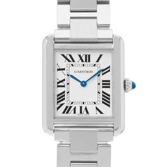 Cartier Pre-owned Cartier Tank Solo Quartz Silver Dial Ladies Watch W5200013