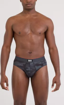 Saxx Multi-Sport Mesh Briefs in Faded Black Camo at Nordstrom, Size X-Large