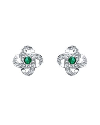Rachel Glauber Diamond Cz Earrings