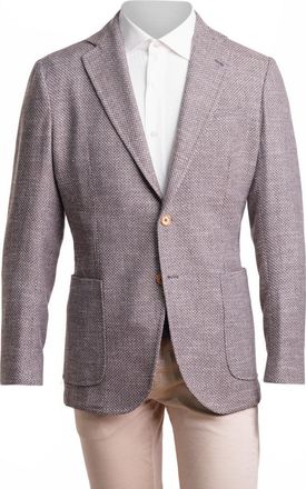 Sartorio Birdseye Virgin Wool-Silk-Cotton Sport Jacket