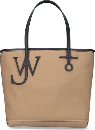 J.W.Anderson Beige Anchor Cotton Canvas Tote Bag