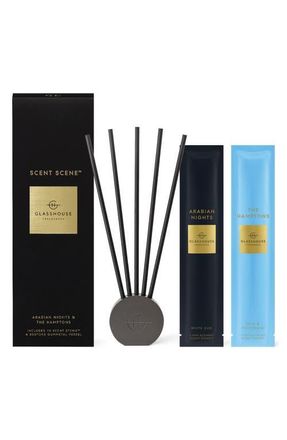 Glasshouse Fragrances Scent Scene Duo Liquidless Fragrance Diffuser & Scents in The Hamptons at Nordstrom