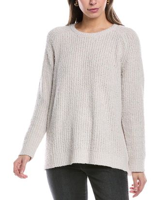 Eileen Fisher Eileen Fisher Crewneck Cashmere-Blend Pullover