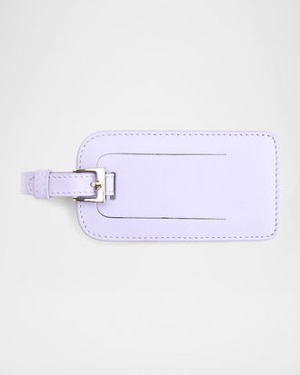 Royce Leather Monogrammed Leather Luggage Tag