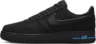 Nike Fitness, Heren, Zwart, 44 1/2 EU, Leer, Air Force 1 Low 07 SE