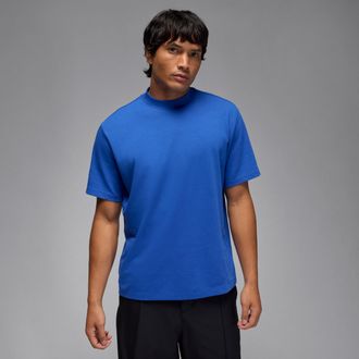 Nike Jordan Mens Jordan Sport Dri-FIT Mock-Neck Golf Top in Blue | IB2831-480