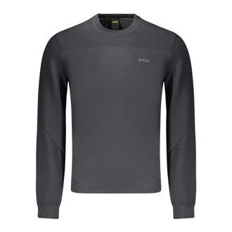 HUGO BOSS Momentum-X CN - Heren - Truien - Grijs - Maat: S Wol