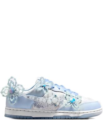 Nike Dunk Susan Fang sneakers - women - Artificial Leather/Fabric/Rubber - 7.5 - Blue