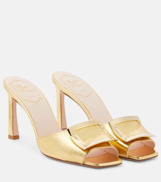 “Roger Vivier” in the city patent leather sandals Roger Vivier Viv In The City Patent Wedge Sandal from