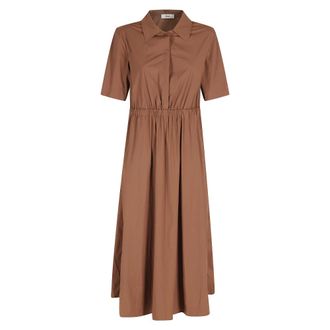 Herno Shirt Dresses, female, Brown, Size: XS Light Stretch Nylon Dress