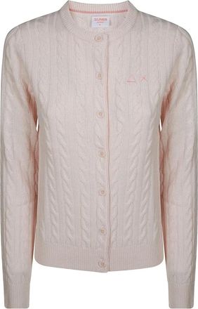 Sun 68 Cardigan girocollo - Rosa