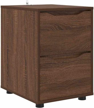 vidaXL Armario De Almacenamiento Roble Marr&oacute;n 40 X 48 X 57 Cm Vidaxl