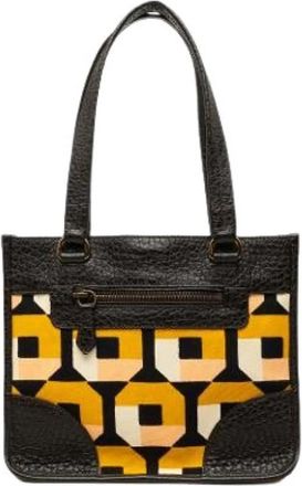 Prada Pre-owned Vintage Tote Bag - Dames - Vintage Shopper - Veelkleurig - ONE Size - Leer - Vintage