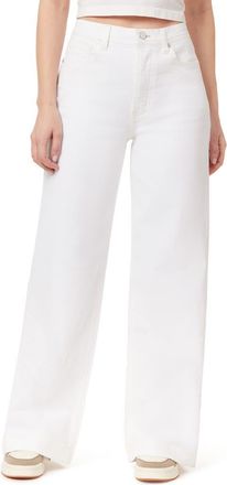 Scotch & Soda The Wave High Waist Straight Leg Jeans in Blanc De Blanc at Nordstrom Rack, Size 31