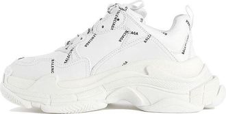 Balenciaga (WMNS) Balenciaga Triple S Sneaker All Over Logo - White 524039W2FA19010