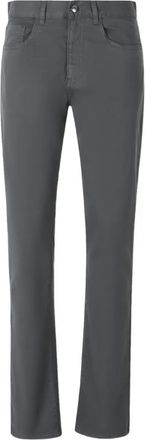 Canali Jeans con cuciture tono su tono - Grigio