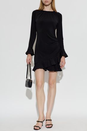 Michael Michael Kors Dress With Long Sleeves, Womens, Black
