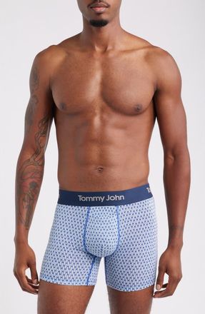 Tommy John Second Skin 4-Inch Boxer Briefs in Surf The Web Surf Boards at Nordstrom, Size Xx-Large