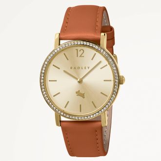 Radley London Beech Row 35Mm Leather Strap Watch Terracotta - RY22014A