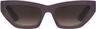 Moschino MOS182/S 0T7/HA Womens Sunglasses Purple Size 55