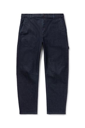 Nili Lotan Carpenter Straight-Leg Cropped Jeans