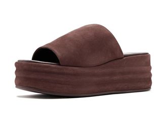 Free People Harbor Flatform Sandals Womens Dress Sandals Oak : EU 39.5 (US Womens 9.5) M, Leather