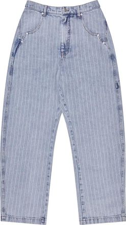 Munthe Lichtblauwe Cargo Broek Shimo 1420/24405 - Dames - Loose Fit Jeans - Blauw - XS - Katoen - Jeans