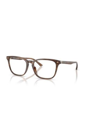Brooks Brothers 55mm Square optical glasses in Brown at Nordstrom