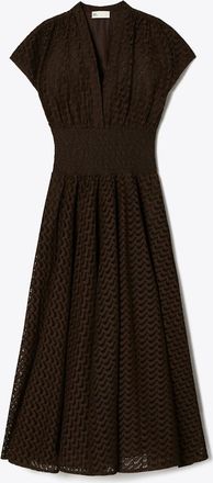 Tory Burch Womens Embroidered Cotton Dress, size 16