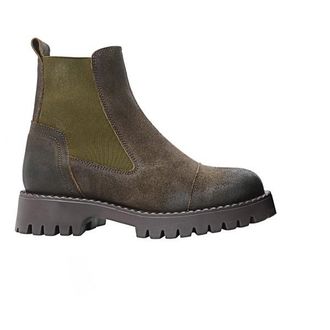 Ten Points Penny Chelsea Suede Boots Freizeitstiefel f&uuml;r Damen | grau