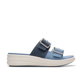 Clarks Drift Buckle in Blue Synthetic