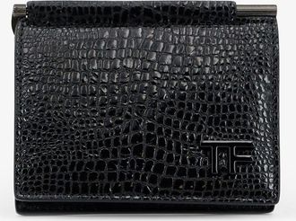 Tom Ford Portacarte in pelle con Monogramma - TOM FORD - gender_Man