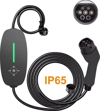 OEM Cargador Para Veh&iacute;culos El&eacute;ctricos, 3,5 M De Longitud, Corriente De 16 A, 3,5 Metros, Tipo 2