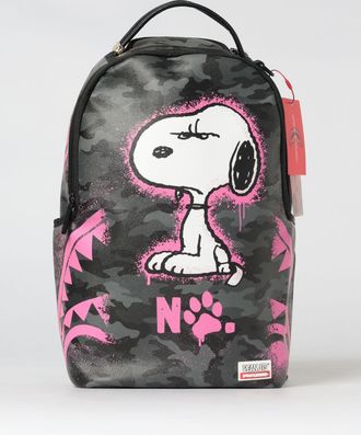 Sprayground Zaino Snoopy Pink Stencil Sprayground in cotone spalmato