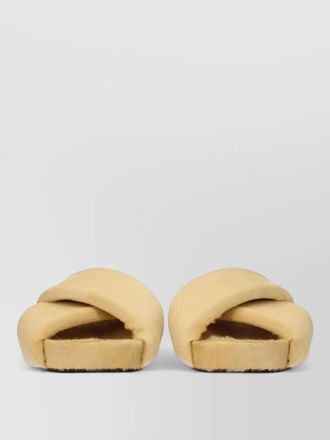 Jil Sander calf hair sandals