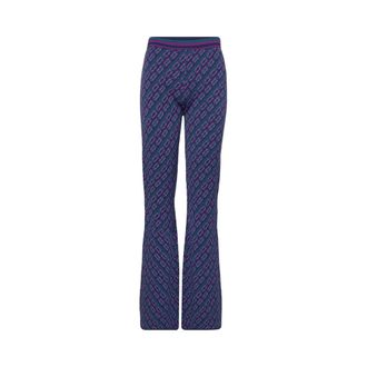 Diane Von F&uuml;rstenberg Wide Broeken - Dames - Wijde Broeken - Veelkleurig - XS - Polyester - Broeken