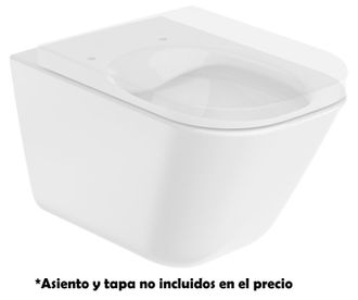 Roca Roca - Taza Suspendida Rimless Con Salida Horizontal Square The Gap