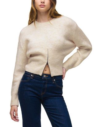 Hudson Lizbeth Front Zip Wool-Blend Sweater