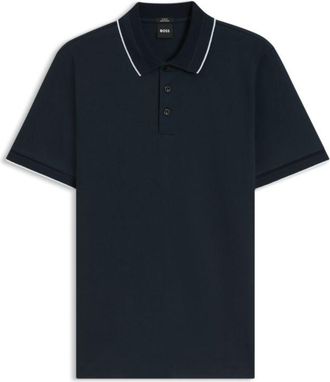 BOSS Slim-fit polo shirt in mercerized cotton