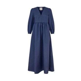 Baum Und Pferdgarten Aimee Avondblauwe Jurk - Dames - Casual kleedjes - Blauw - S - Kleedjes