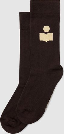 Isabel Marant Chaussettes Siloki Chocolate