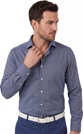 Olymp level 5 overhemd body fit navy